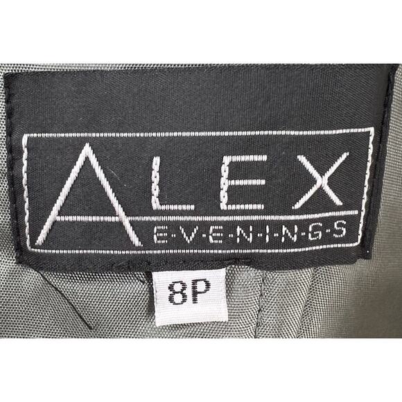 Vintage 90s Y2K Iridescent Dress Green Purple Prom Goth Fairy Grunge Beaded 8P - Picture 9 of 10